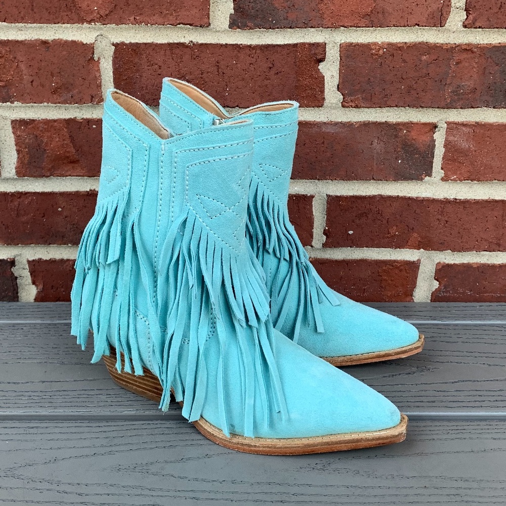 Free People Lawless Fringe Bootie